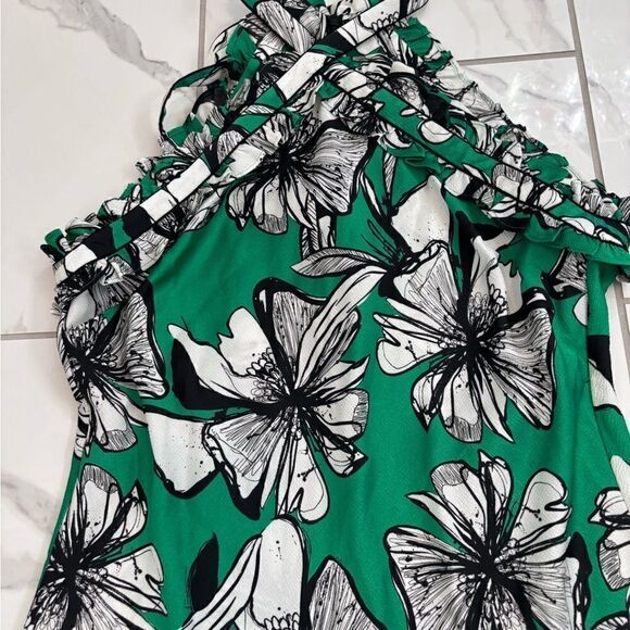 NEW ALEXIS Erika Dress in Emerald Floral Sz M NWOT - Picture 8 of 10